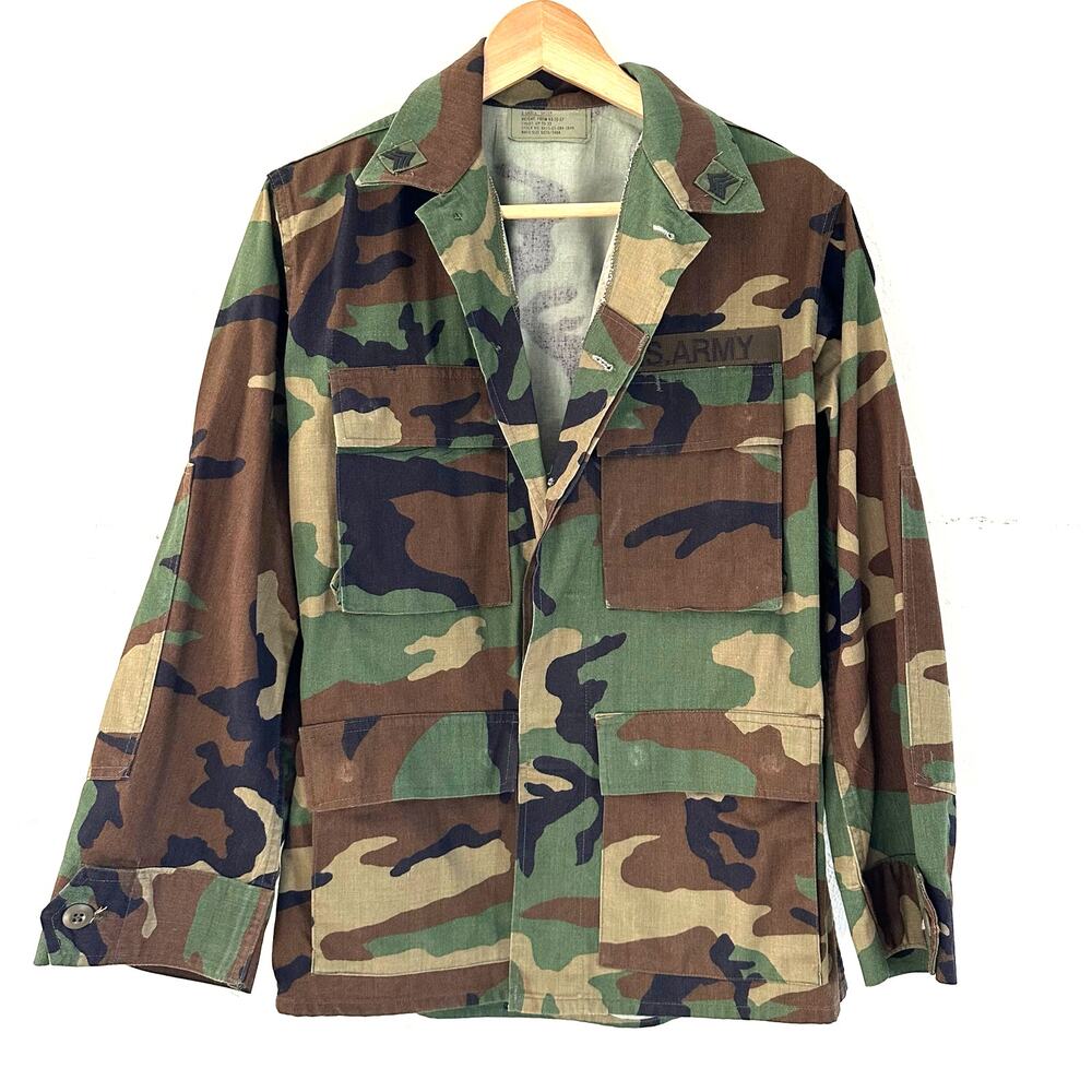 US Army‎ Jacket Camouflage XSmall Short Stock 8415-01-084-1640